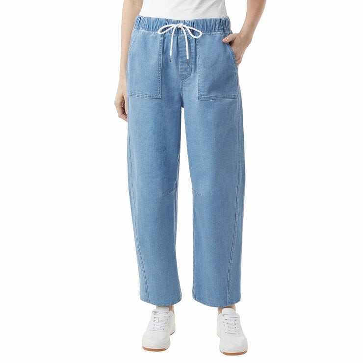 32JEANS Women's StretchTwill Denim Pant, Size L, 26" Inseam, Barrel Fit, Li