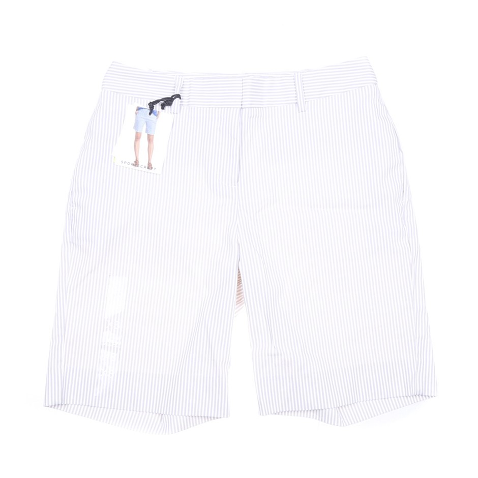 SPORTSCRAFT Women's Stripe Short, Size L, Cotton/Nylon/ Polyester/Elastane,