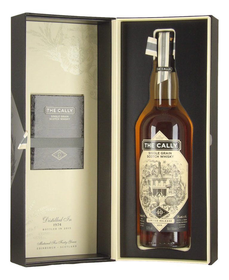 The Cally 40 Year Old Single Grain (1974, 2015 Release) (1x 700mL).Scotland