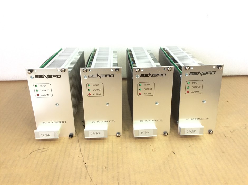 Benbro 24V/24V DC-DC Power Converter Modules (Lot of 4)