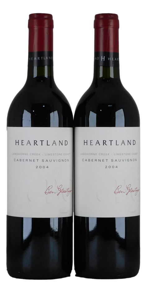 Heartland Cabernet Sauvignon 2004 (2x 750mL), SA.