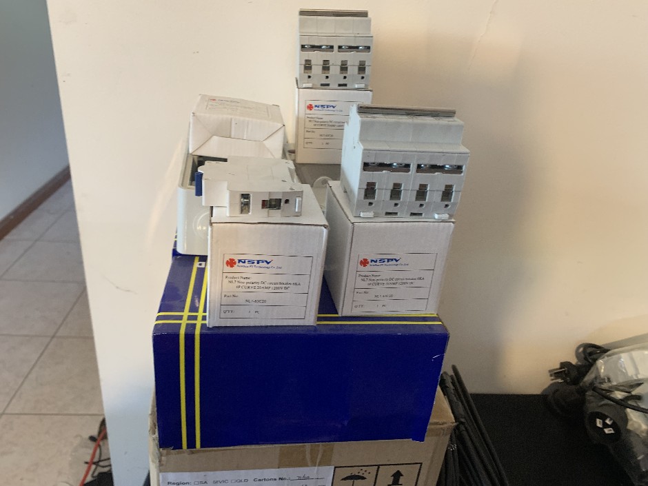 1 x NSVP Breaker Enclosures Solar Electrical Power Supply System (Unused)