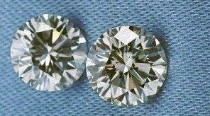 0.03 TCW Light Brown 2 round diamond