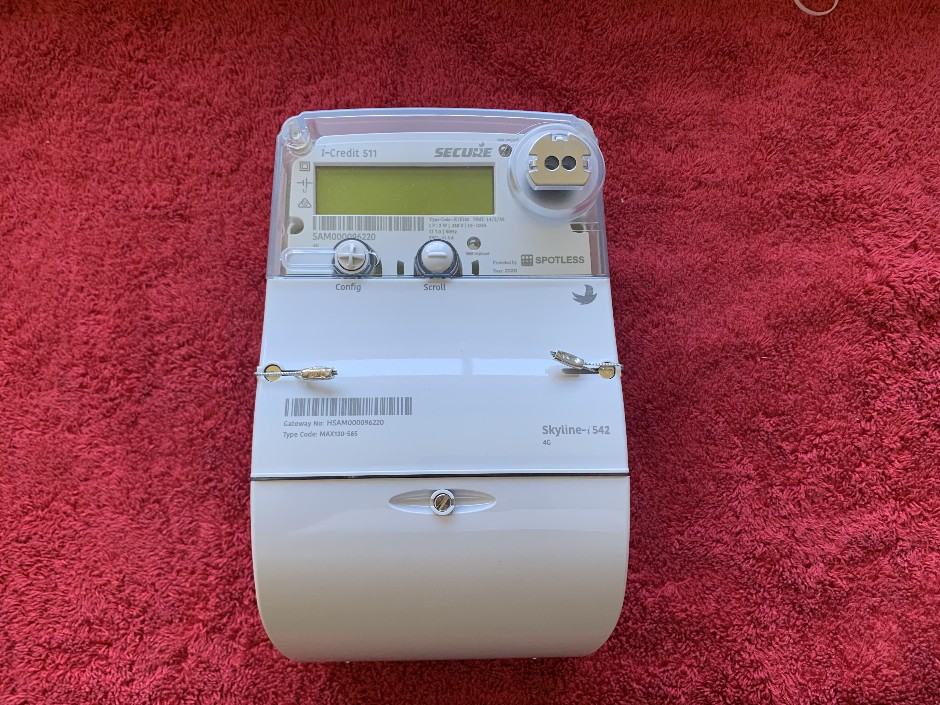 1 x Secure I-credit 511 Single Phase Meter (Unused)