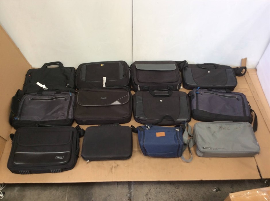 Assorted Brands Laptop Carry Bags (Lot of 12)