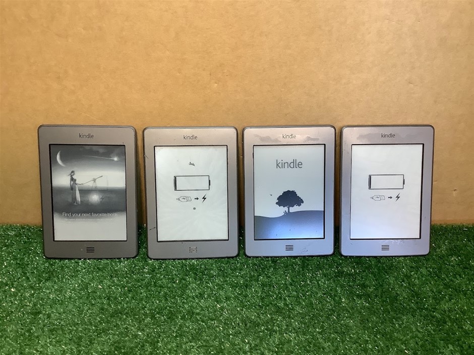 Amazon Kindle Touch D01200 4th Generation E-Book Reader (Lot of 4)