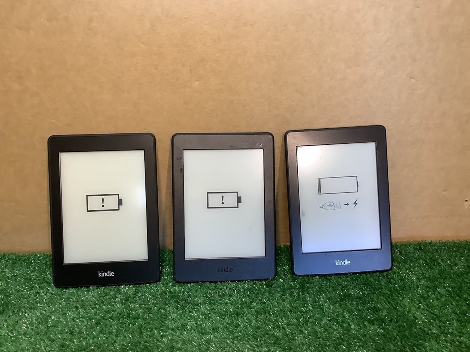 Amazon Kindle DP75SDI E-reader (Lot of 3)