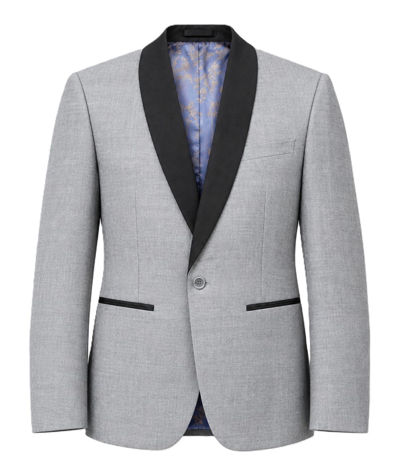 SCUZZATTI Men's Formalwear Tailored Tuxedo Slim Fit Suit Jacket, Size 34R,