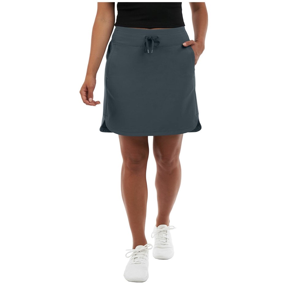 KSIGNATURE Women's Active Skort w/ Side Pockets, Size L, Green.