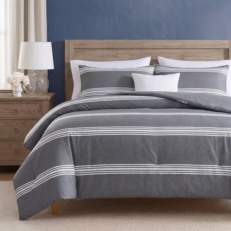 NAUTICA Craver Comforter Set, Twin/Twin XL, Compris: 1x Comforter (168cm x