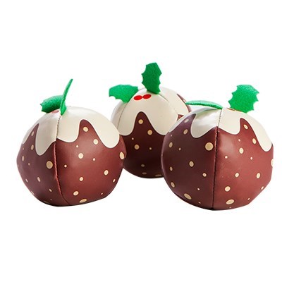 Christmas Pudding Juggling Balls