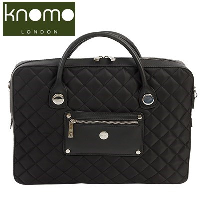 Knomo Jesi Slim 15'' Quilted Laptop Brie