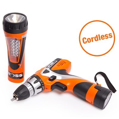 Ross 10.8V Cordless Drill with Cordless 