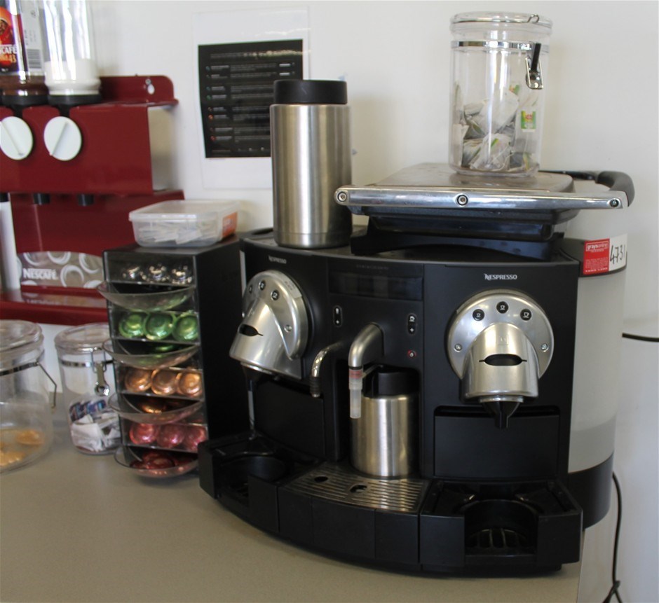 Nespresso Gemini CS220 Pro Machine and Sundries Auction (47319001845