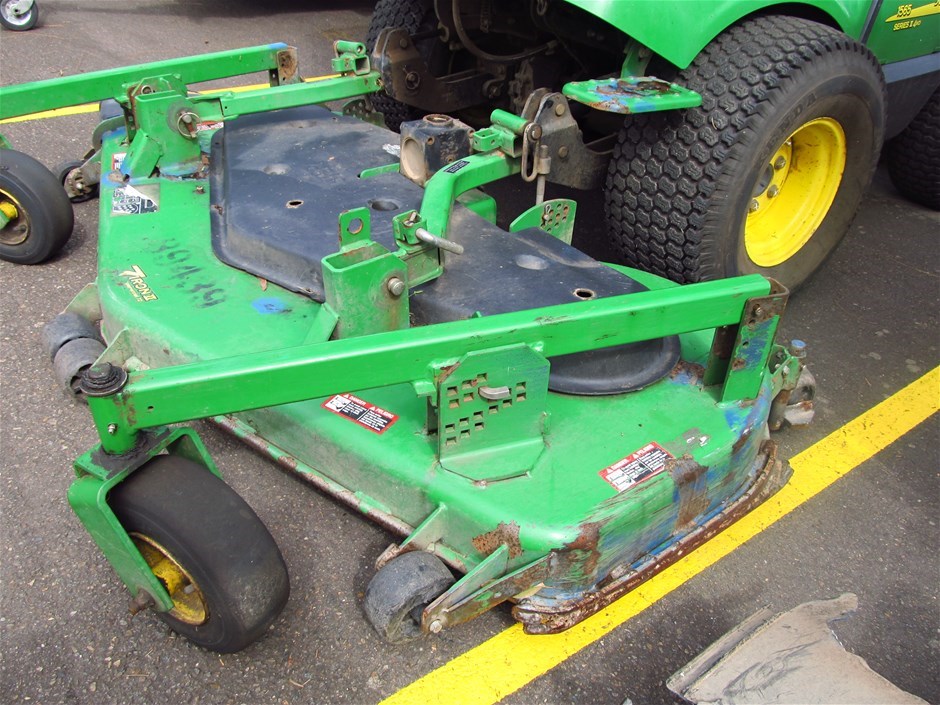 Out Front Ride On Mower - John Deere 1565 Series II 4WD Enclosed Cab ...