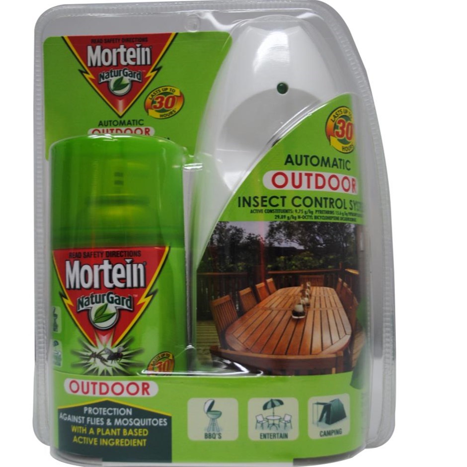 3x Mortein Naturgard Automatic Outdoor I