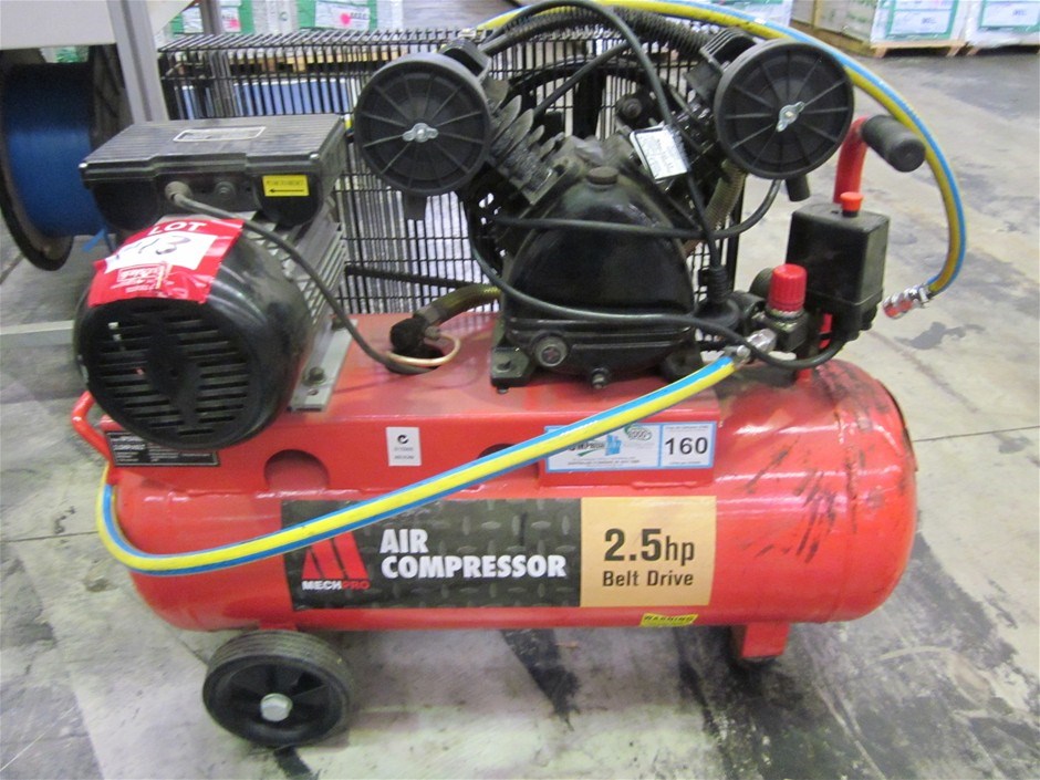 Mechpro Air Compressor 25hp Belt Drive Auction 0113 3005649 Grays