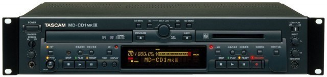 Tascam MD-CD1MK3 2RU CD Player / MD Reco