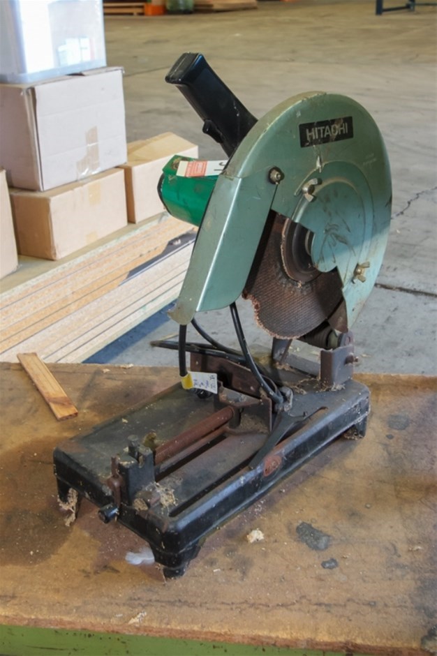 Metal Drop Saw Hitachi Model Cc14 355mm Dia Cutting Disc 2400 Watt Elect Auction 0059 5009921 Grays Australia