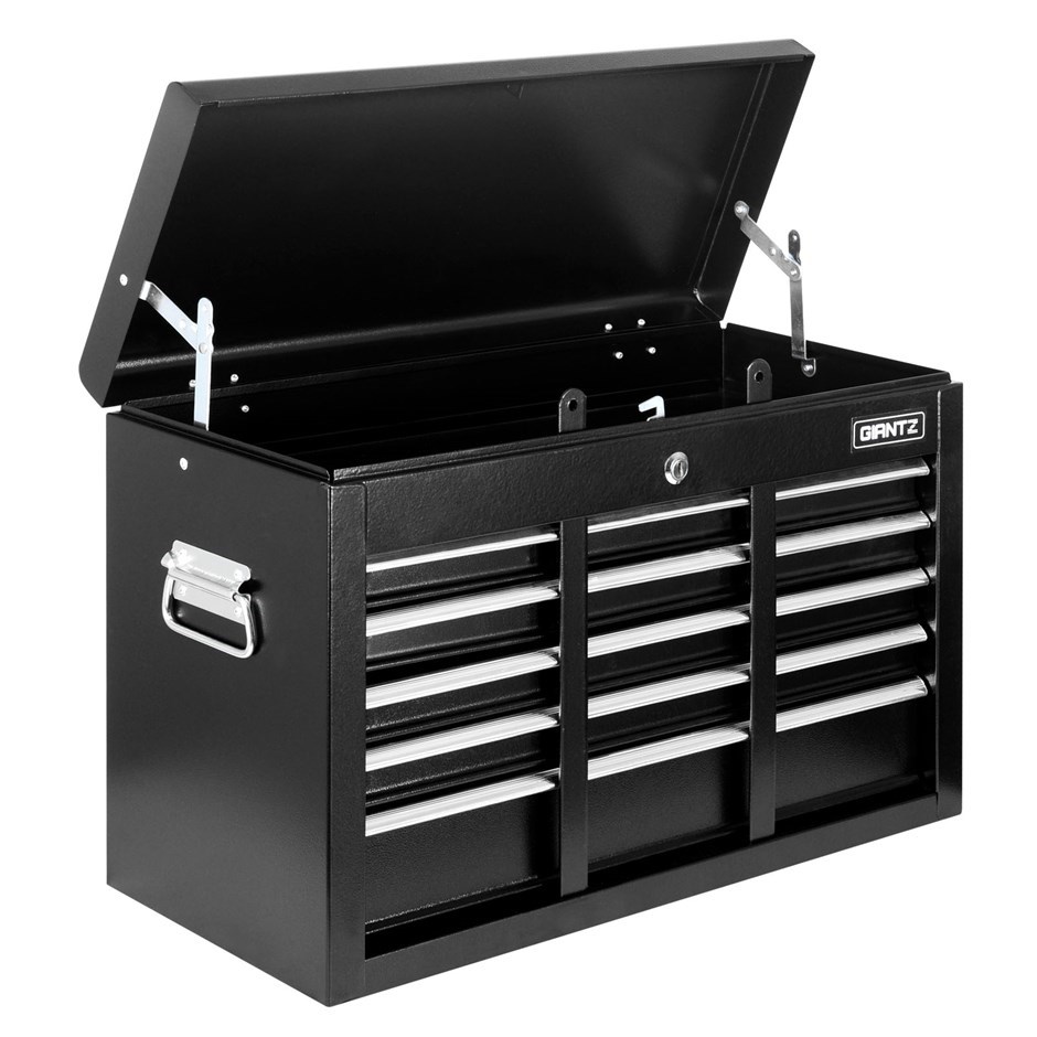 Giantz 9 Drawer Mechanic Tool Box Storage - Black