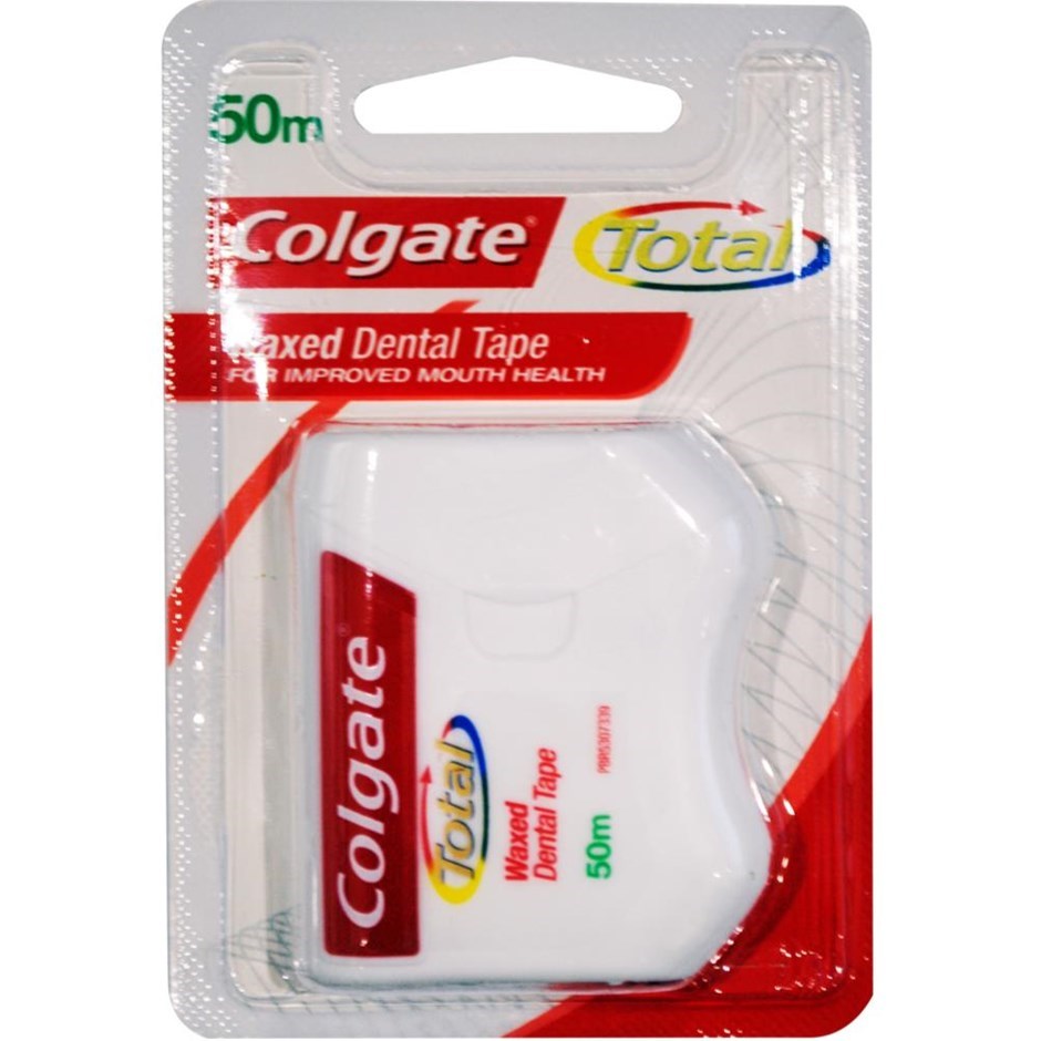 12 x Colgate 50M Waxed Dental Tape For I