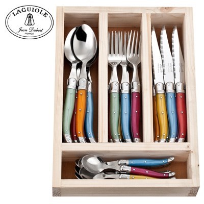 Laguiole Jean Neron 24 Piece Cutlery Set