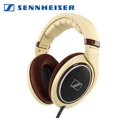 Sennheiser HD 598 On-Ear Headphones - Cream/Brown