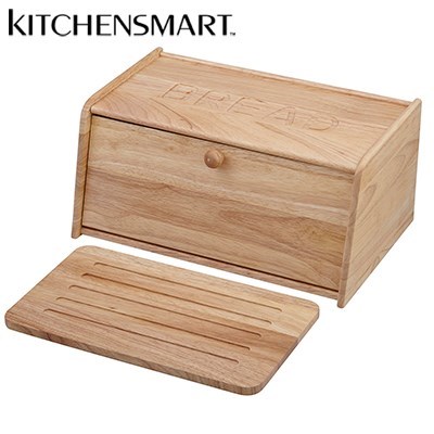 Kitchensmart Bread Box with Cutting Boar