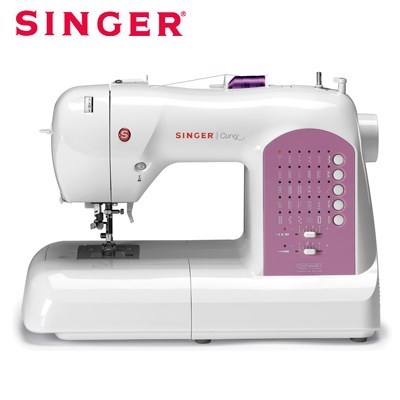 Singer Curvy Sewing Machine (8763) - Whi