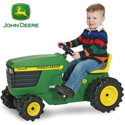 John Deere Pedal Tractor Ride-on w Adjus