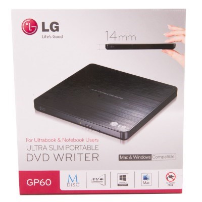 Buy Lg Gp60nb50 Super Multi Portable Dvd Rewriter Grays Australia