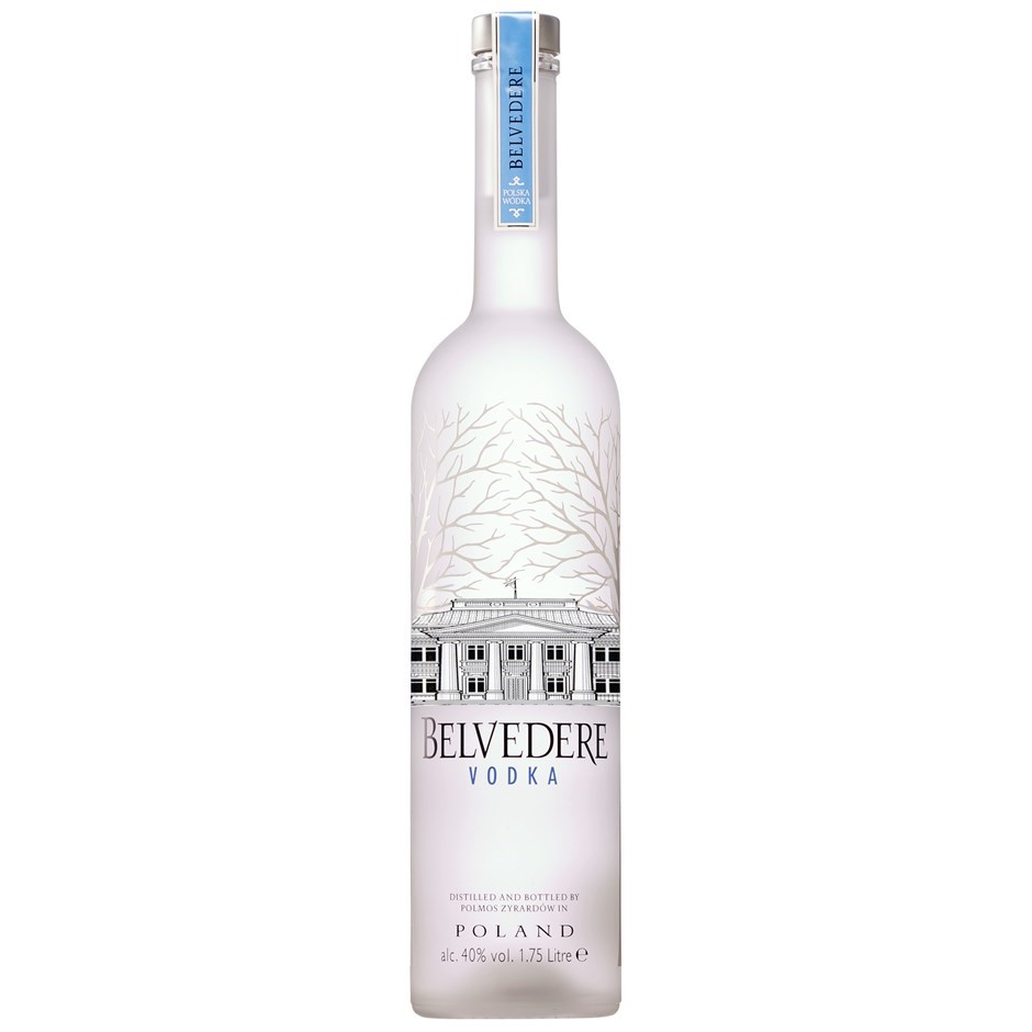 Belvedere `Pure` Vodka (6 x 1.75L Illumi