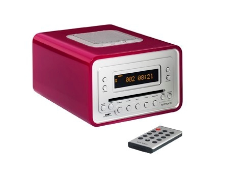 Buy SONORO CUBO Design CD radio with DAB+ PINK (AU-1800) - Model: BC77305 |  Grays Australia