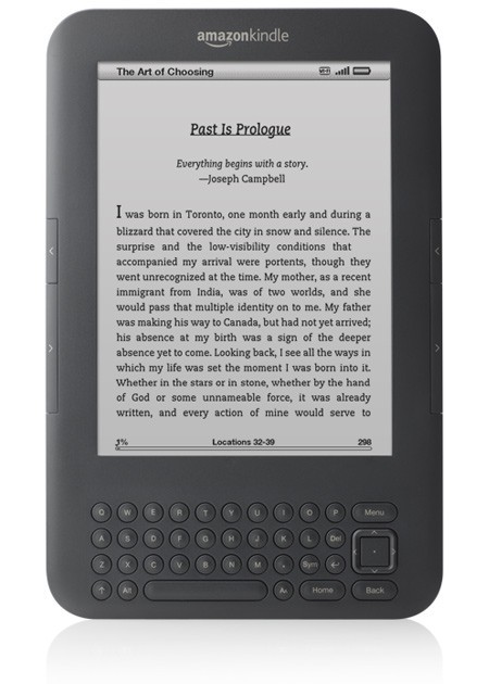 Amazon Kindle Keyboard Wi-Fi 6 inch E-Re