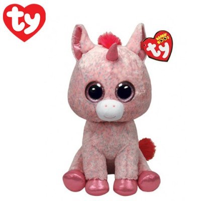 Ty Beanie Boo Rosey the Unicorn Plush To