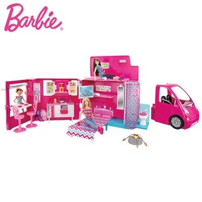 Rusteloos leerboek schuifelen Buy Barbie Glam Camper Van | Grays Australia