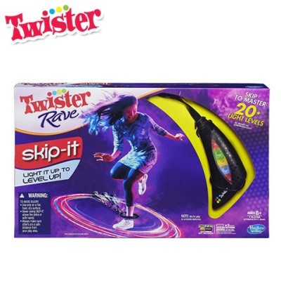 Twister Rave Skip-It - Black