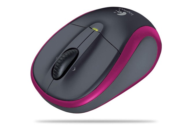 Logitech Wireless Mouse M205 (Black/Pink