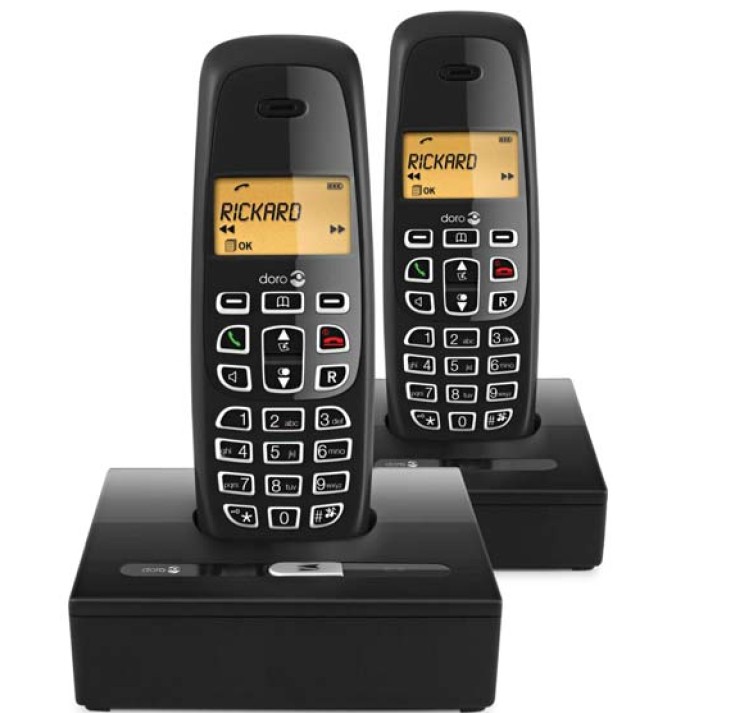 New Doro Digital Dual Handset Cordless P