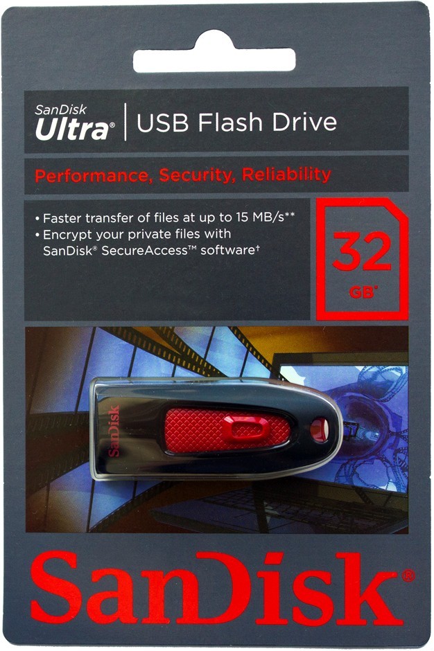 SDZ50-032G-B35 SanDisk 32GB USB Cruzer B