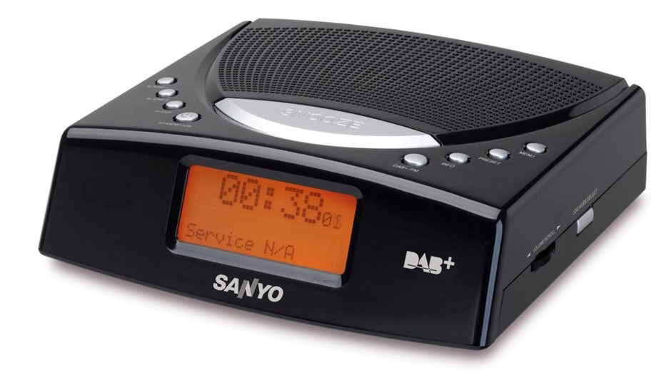 New Sanyo DAB+ Digital Clock Radio