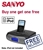 Sanyo Clock Radio with iPod Dock - Buy One, Get One Free!