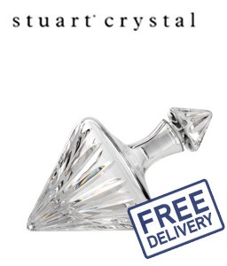 Stuart Crystal Linear Side Rest Decanter