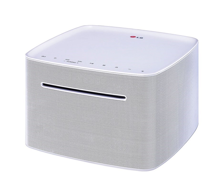 LG CD Microsystem with Bluetooth (White)