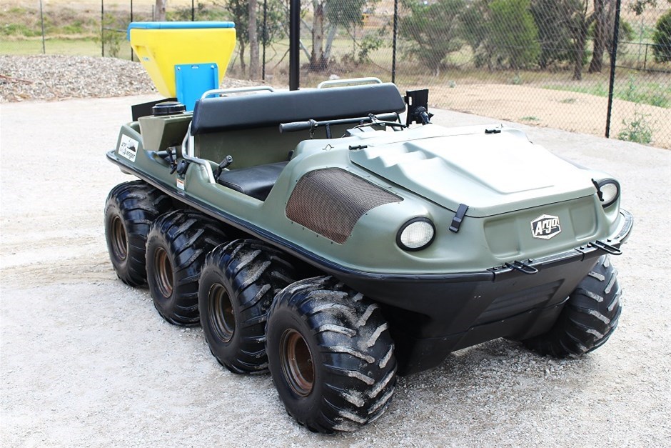 2007 Argo Avenger Amphibious ATV 8x8 Land/Water, 276HRS, Manual Auction