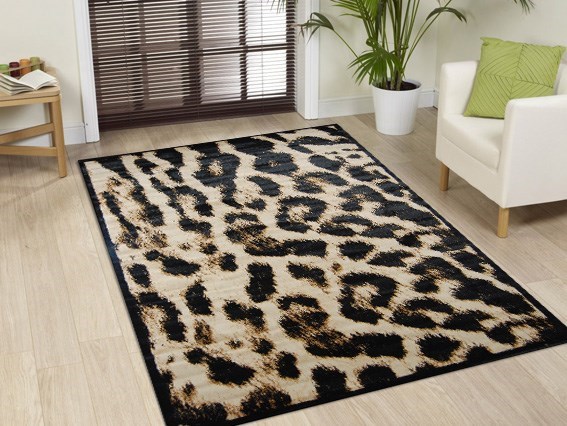 Nature Leopard Print Rug 170 x 120cm