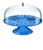 Mediterranean Blue Cake Stand with Dome