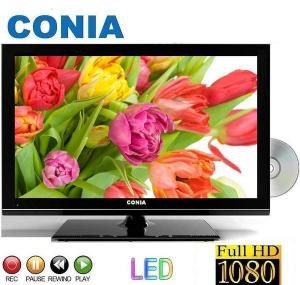 CONIA 22in FULL HD LED TV w/ DVD,PVR,USB