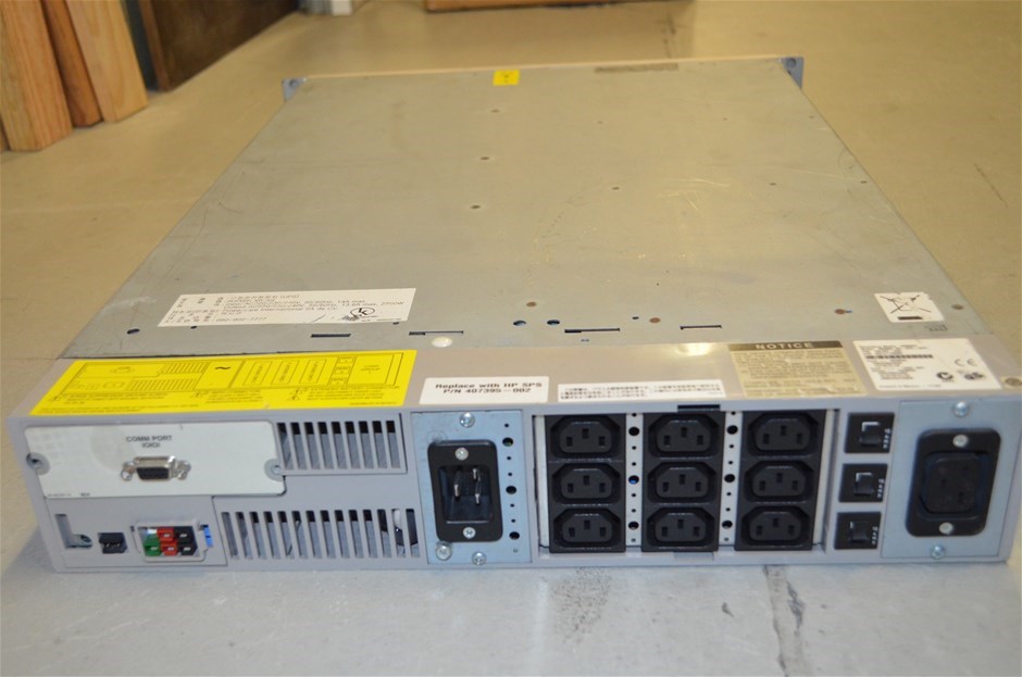 HP Compaq UPS R3000 XR Uninterruptible Power System Auction (0045