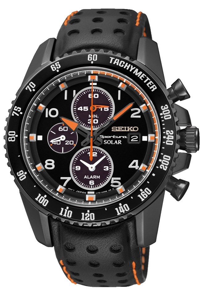 Seiko Sportura Mens Chronograph Watch SS
